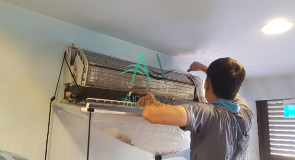 新北市英速魔法學院-乾華校區 / 學校冷氣清洗 洗冷氣