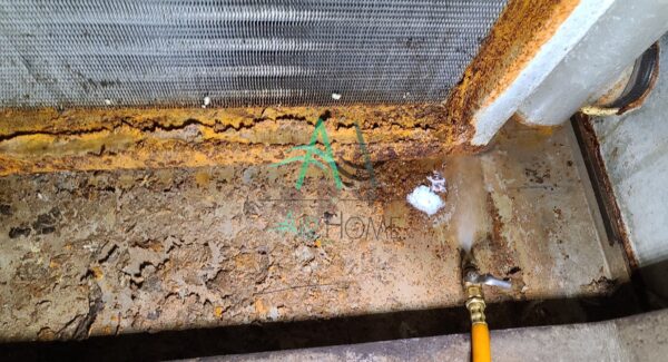 空調箱排水盤堵塞