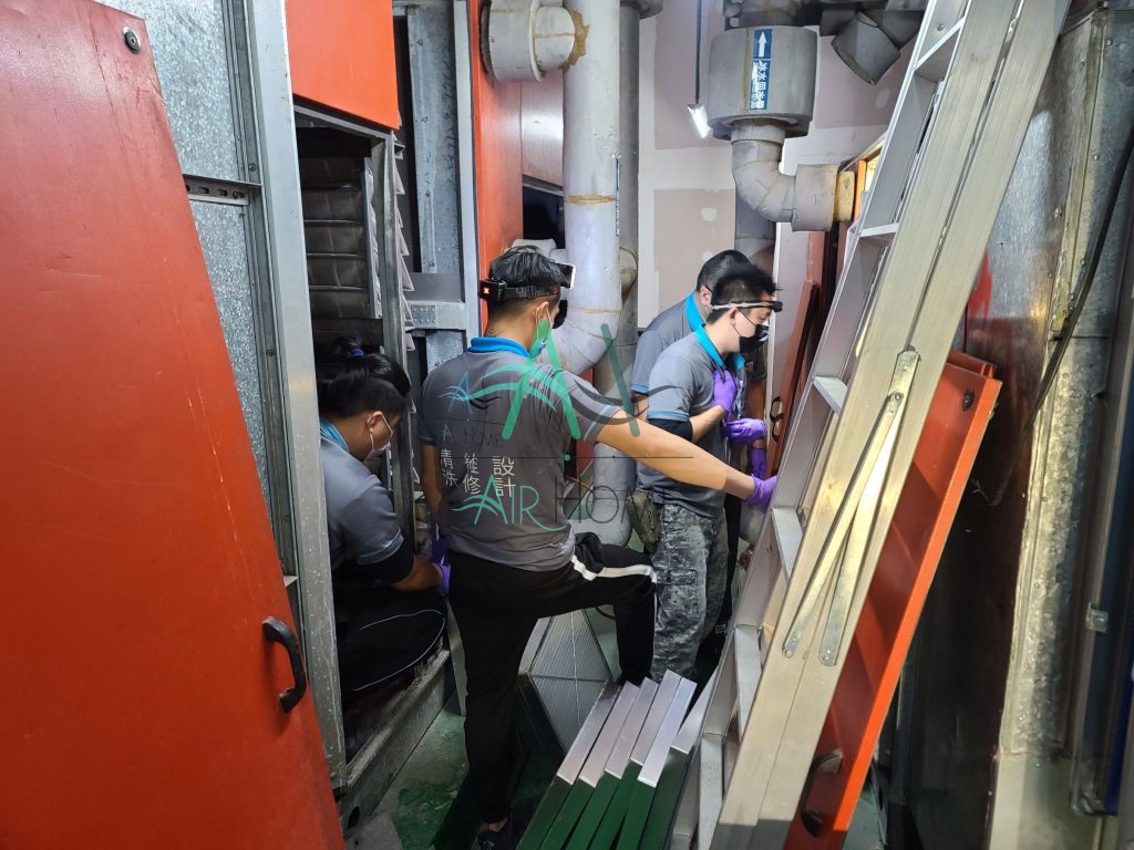 台茂購物中心 全館清洗/消毒 – 中央空調